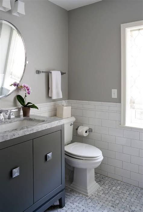 Charming White And Gray Bathroom Gray Bathroom Decor Gray And White