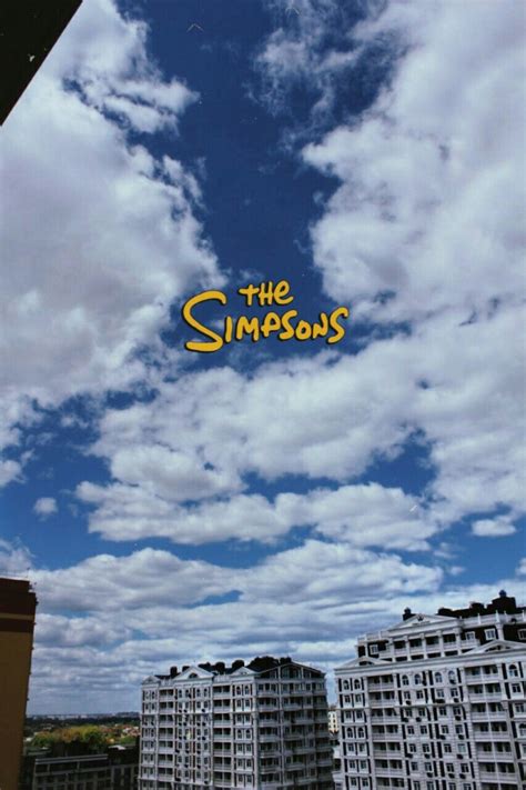 Sky Clouds The Simpsons Logo Cloud The Simpsons Clouds