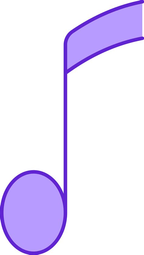 Crotchet Music Notes Symbol Or Icon In Violet Color 24154479 Vector
