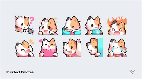 Twitch Emotes Cat Emote Animated Emote Cute Twitch Emotes Kawaii