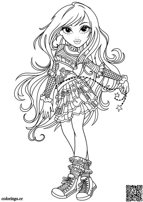 Lexa Coloring Pages Moxie Dolls Coloring Pages Coloringscc