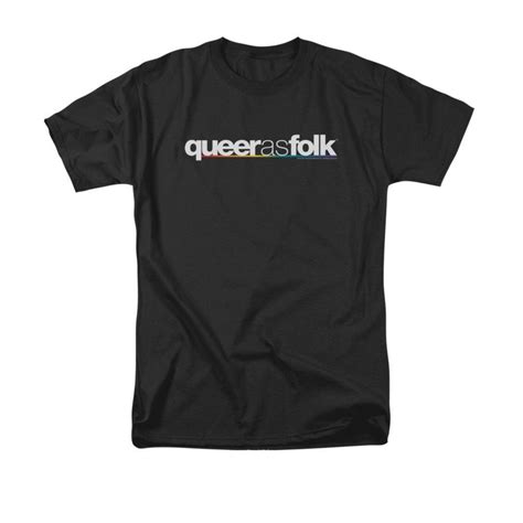 Queer As Folk Logo Adult T Shirtt Shirts Aliexpress