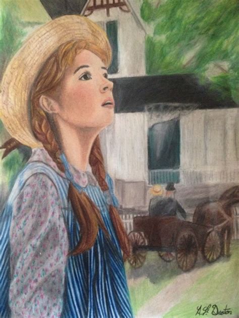 My Anne Of Green Gables Color Pencil Drawing Drawings Prismacolor