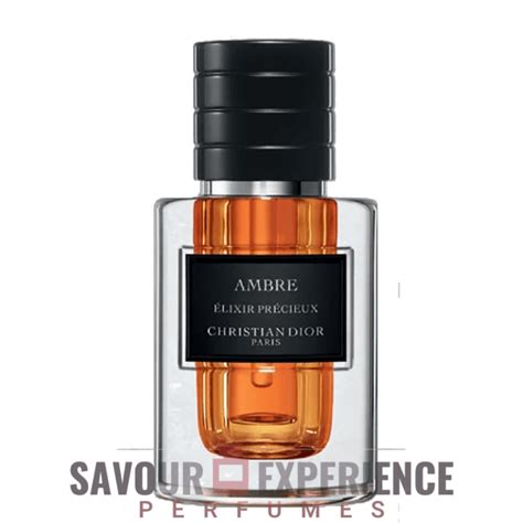 Christian Dior Ambre Elixir Precieux Savour Experience Perfumes