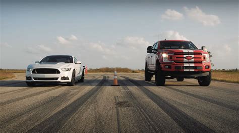 Hennessey Heritage Edition Ford F 150 Takes On Mustang Gt Video