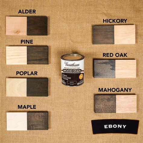 Several Different Colors Of Wood Are Shown With Labels On The Side And