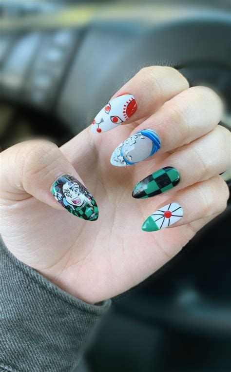 Anime Nails Anime Nails Pretty Acrylic Nails Harry Potter Nails Designs