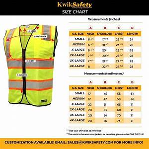 Kwiksafety Athlete Hi Vis Reflective Ansi Ppe Constrasting Class 2