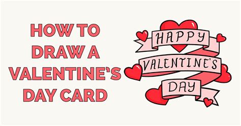 How To Draw A Valentines Day Card Really Easy Drawing Tutorial