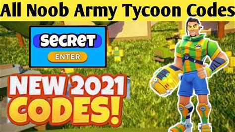 All Noob Army Tycoon Codes 2022 Latest And Working Codes For Roblox