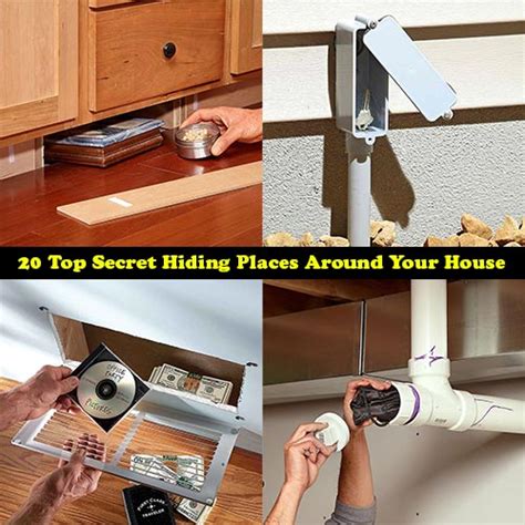 Top Secret Hiding Places Around Your House