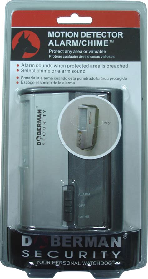 Doberman security door and window defender alarm with door chime. Motion Detector Alarm w/ Chime