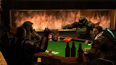 Master Chief Commander Shepard Isaac Clarke Halo 5 Guardians Doom Game Mass Effect Dead