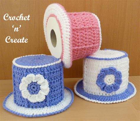 Top Hat Toilet Roll Cover Free Crochet Pattern Crochet N Create