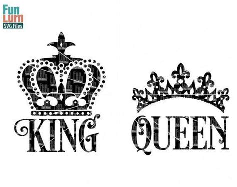 King And Queen Crown Logo