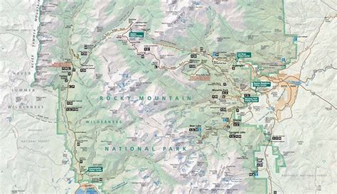 Official Rocky Mountain National Park Map Pdf