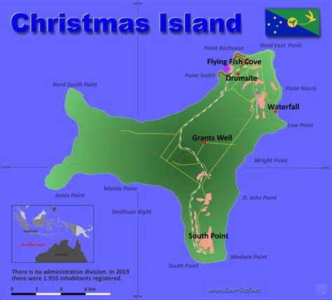 See christmas island news and events. Christmas Island Country data, links and map by ...