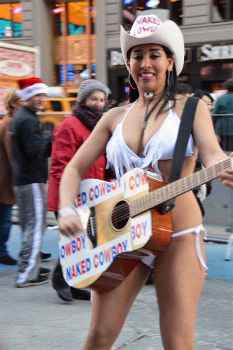 Picture Of The Naked Cowgirl Taken In Times Square In New Flickr