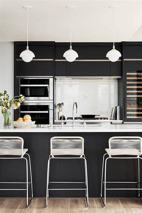 Dark or black countertops absorb light, so try bulbs with higher lumens to get the right. 39+ ( Black ) Kitchen Cabinet Ideas - " Entering the Dark ...