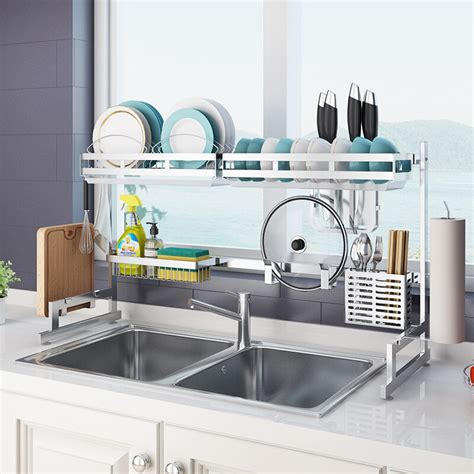 Shop for kitchen storage & organization at target for all of your kitchen storage needs. Stainless steel kitchen dish drying rack drainer storage ...