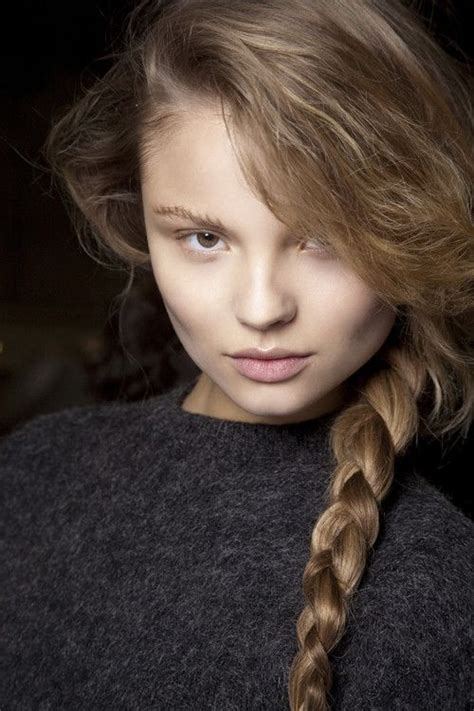 Magdalena Frackowiak Backstage At Alexander Wang Ss 2010 Hair