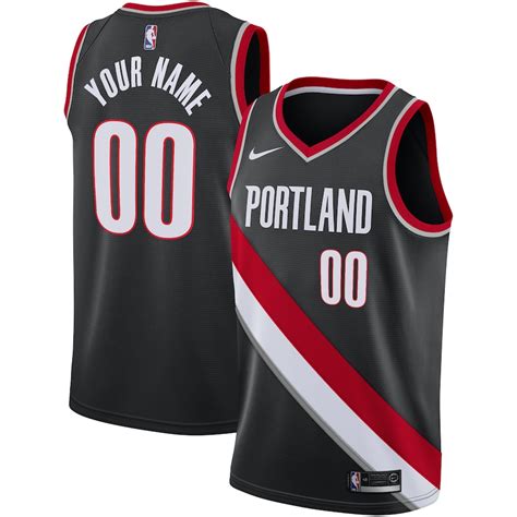 Näytä lisää sivusta portland trail blazers facebookissa. Portland Trail Blazers Nike Swingman Custom Jersey Black - Icon Edition