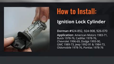 Ignition Lock Cylinder Repair