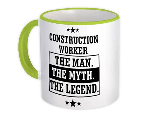 Mugs Construction Worker Construction Worker Mugs Gifts In A Mug Construction Worker