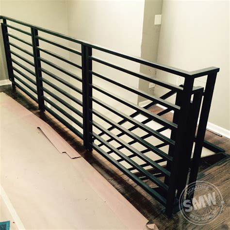 Modern Railing In Chicago For Open Stairs Signature Metal Works