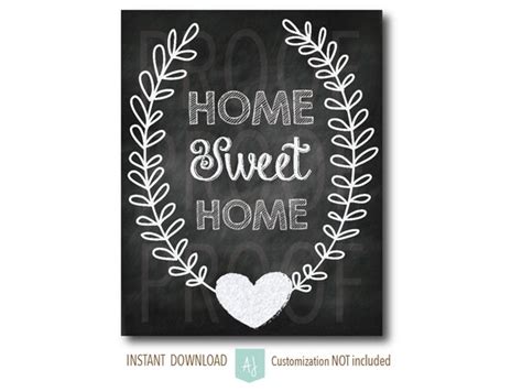 Items Similar To Home Sweet Home Decoration For Home Or Wedding
