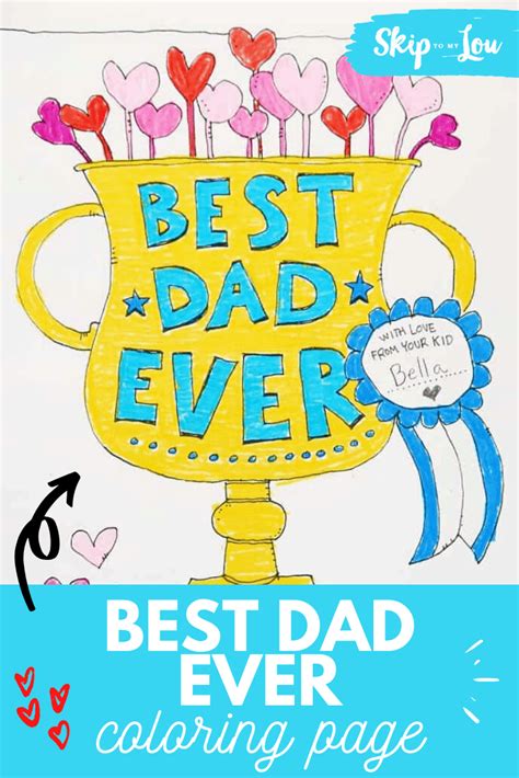 Best Dad Ever Coloring Page In 2021 Fathers Day Coloring Page