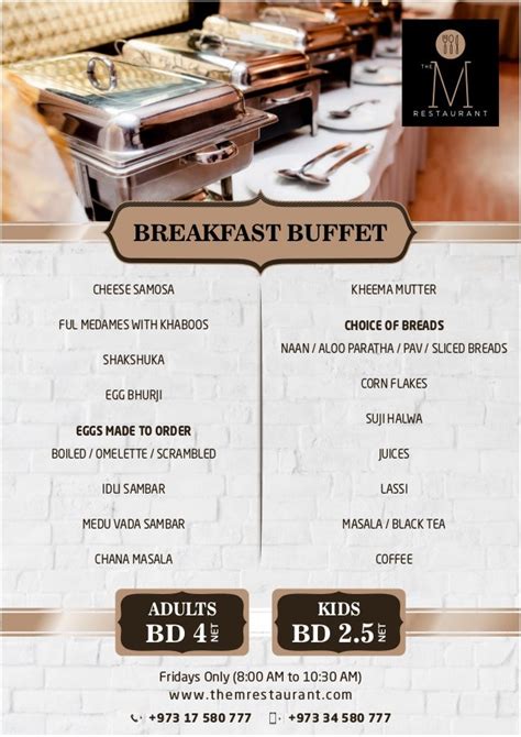 Paris Breakfast Buffet Menu Latest Buffet Ideas