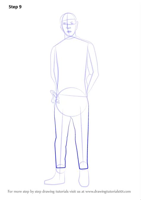 Learn How To Draw Spock Full Body From Star Trek Star Trek Step By Step Drawing Tutorials