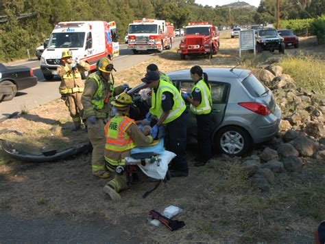1 Person Taken To Hospital In 3 Car Accident On Silverado Trail Tuesday