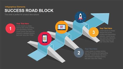 Success RoadBlock PowerPoint Template and Keynote Slide