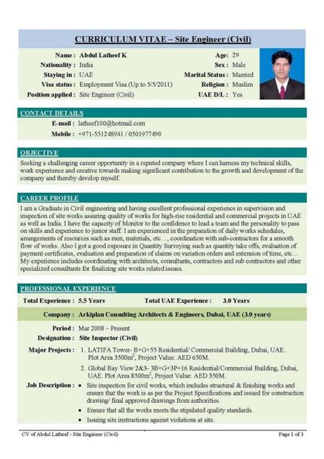 New 2 page sample resume formats for freshers in ms word format added for the year here we've attached 5 sample resumes in ms word format for you. Sample Resume For Civil Engineer Fresh Graduate India ...