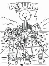 Wizard Oz Coloring Emerald Printable Getcolorings Recommended Cartoon sketch template