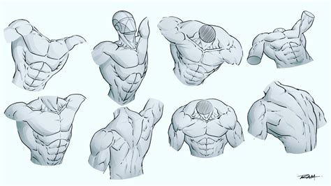 Male Upper Body Drawings By Robertmarzullo On Deviantart