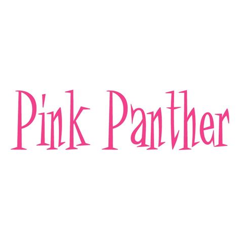 Pink Panther This Is A Free Vector Graphic That You Can Download At