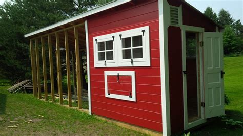 MN-Hardy 7'x8' Chicken Coop with Attached Run | Chicken shed, Chicken coop, Backyard chicken ...