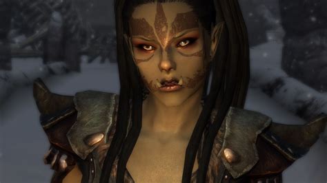 Shiamar Orc Follower At Skyrim Nexus Mods And Community Skyrim Female Orc Skyrim Orc