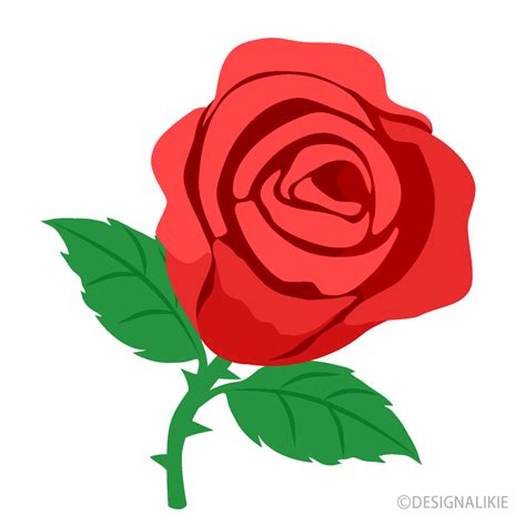 Red Rose Svg Rose Clipart Vector Instant Download Ph