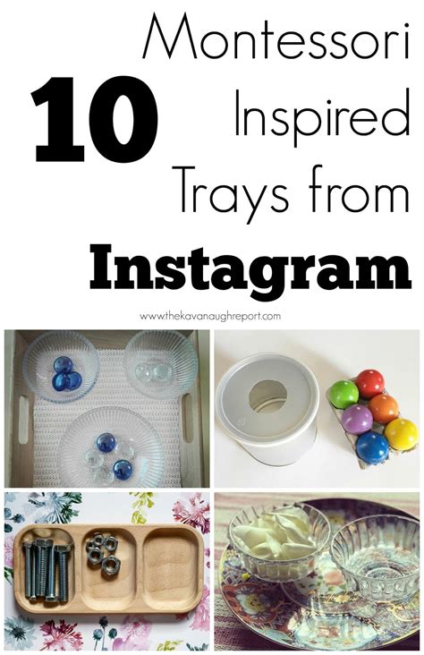 10 Montessori Inspired Trays From Instagram