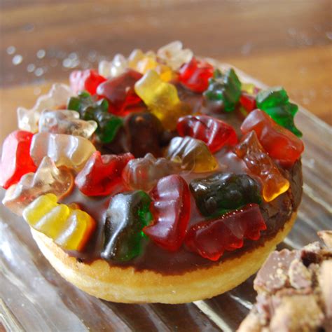 Special Donut Gummy Bear Topped Jarams Donuts Online Store