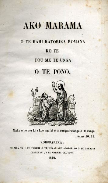 Catholic Catechism In Māori Ngā Hāhi Māori And Christian