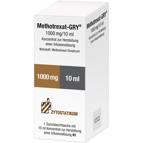 Methotrexat Gry® 1000 Mg10 Ml Konzentrat Zur Herstellung Einer