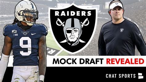 Raiders Mock Draft Revealed 2023 Nfl Mock Draft By Josh Mcdaniels And Dave Ziegler Prediction