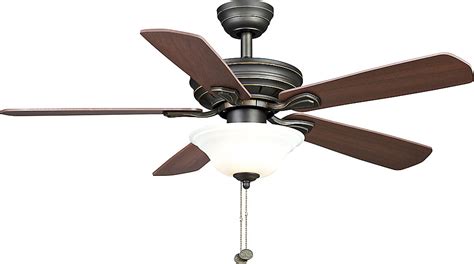 44 inch riviera traditional ceiling fan. Hampton Bay Wellston 44-inch 5-Blade Oil-Rubbed Bronze ...