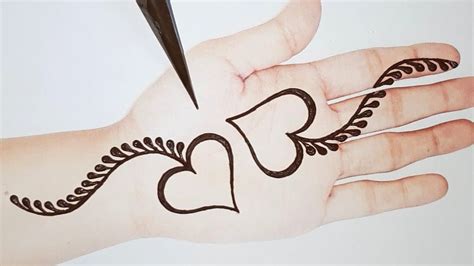 Discover More Than 81 Easy Mehndi Designs Heart Super Hot Vn