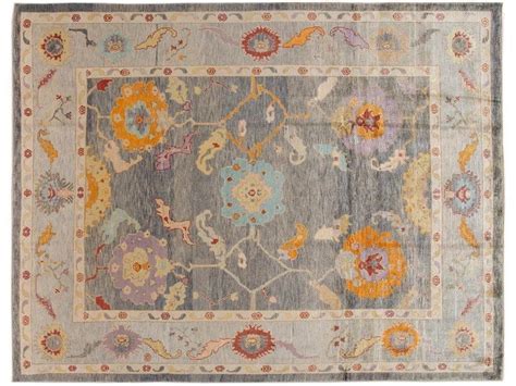 21st Century Modern Oushak Wool Rug 10 X 13 In 2021 Rugs Turkish